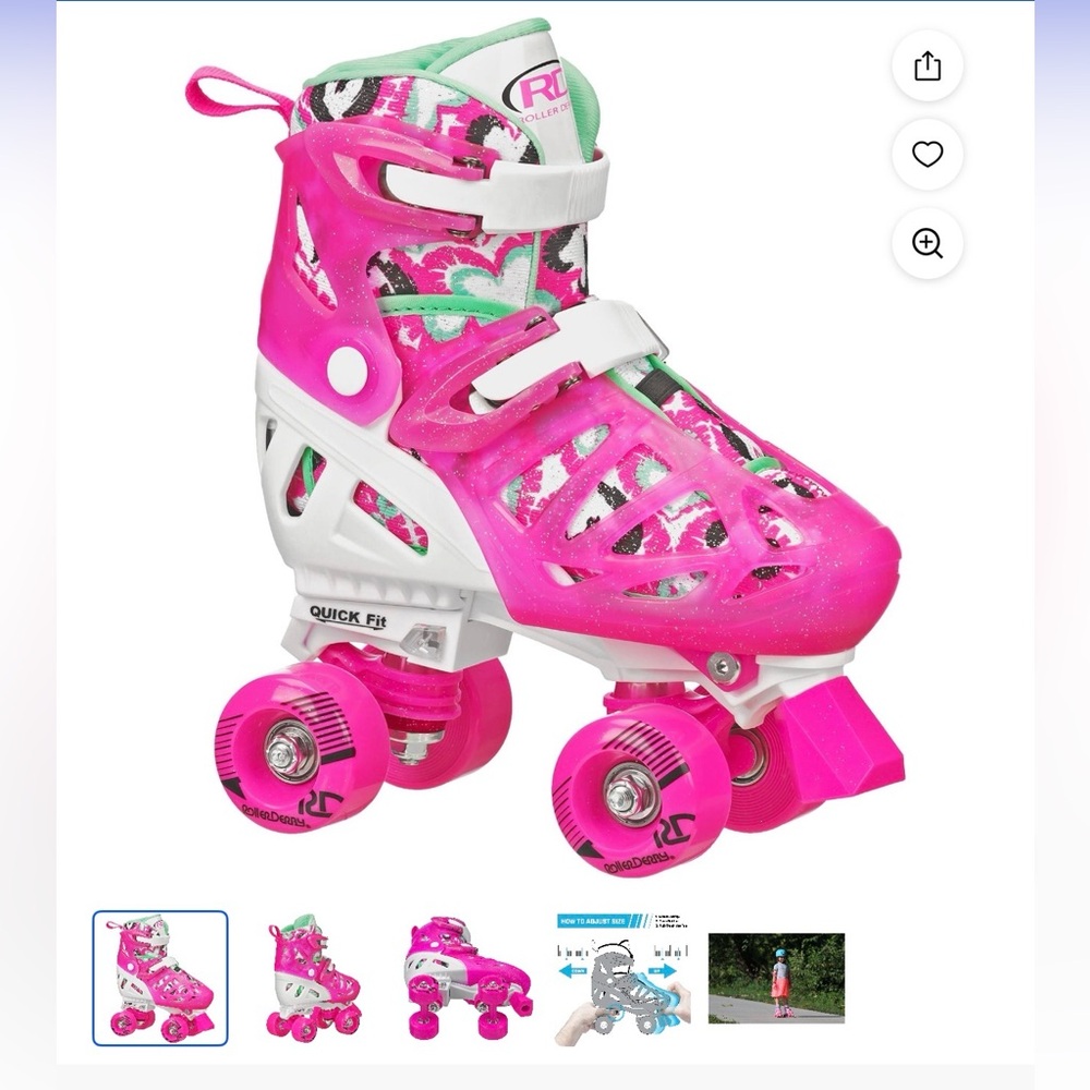 SOLD ‼️Pink Roller Skates for Kids